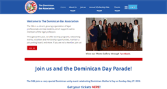 Desktop Screenshot of dominicanbarassociation.org